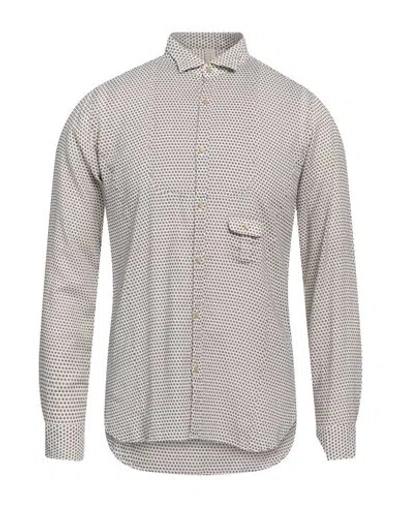 Dnl Man Shirt Off White Size 15 ¾ Cotton