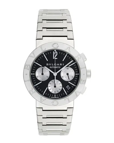 Dnu Bvlgari Bulgari Men's Diagono Chrono Watch, Circa 2000s (authentic )