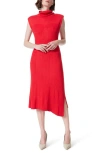 Do By Dee Ocleppo Asymmetric Hem Sweater Dress In Lollipop