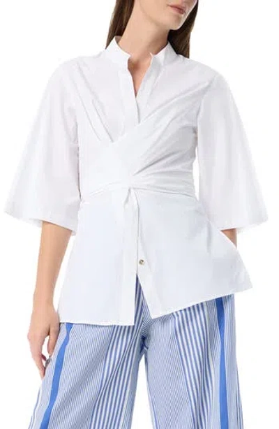 DO BY DEE OCLEPPO DO BY DEE OCLEPPO ESTHER COTTON STRETCH POPLIN WRAP TUNIC