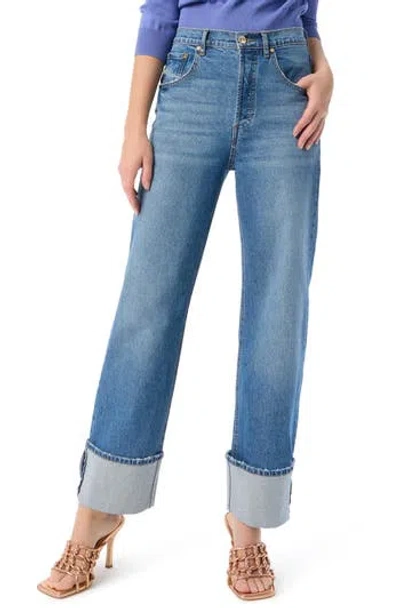 DO BY DEE OCLEPPO DO BY DEE OCLEPPO HIGH WAIST CUFF WIDE LEG JEANS