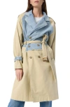 Do By Dee Ocleppo Julia Mixed Media Trench Coat