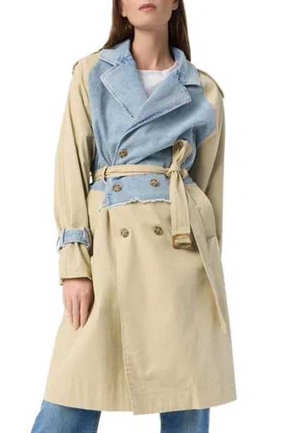 DO BY DEE OCLEPPO DO BY DEE OCLEPPO JULIA MIXED MEDIA TRENCH COAT