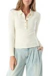 Do By Dee Ocleppo Sinead Polo Sweater In White