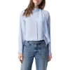 Do By Dee Ocleppo Soraya Scarf Neck Top In Blue