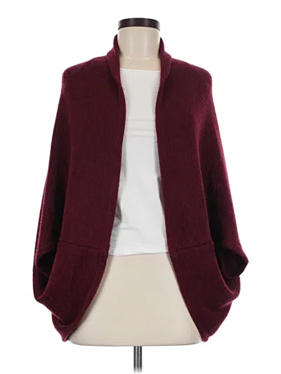 Pre-owned Do Everything In Love Cardigan Sweater In Burgundy