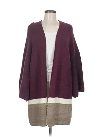 Pre-owned Do Everything In Love Cardigan Sweater In Burgundy