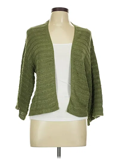 Pre-owned Do Everything In Love Cardigan Sweater In Green