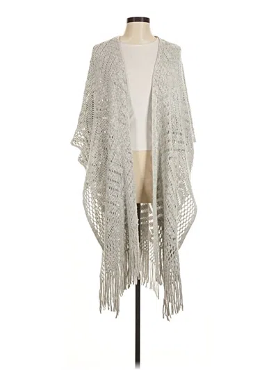 Pre-owned Do Everything In Love Cardigan Sweater In Silver