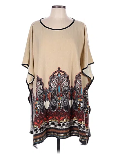 Pre-owned Do Everything In Love Kimono In Brown