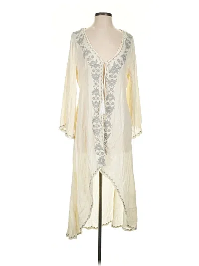 Pre-owned Do Everything In Love Kimono In Ivory