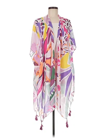 Pre-owned Do Everything In Love Kimono In Purple