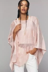 Do Everything In Love Open-knit Poncho In Multi