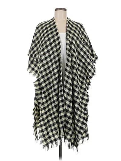 Pre-owned Do Everything In Love Poncho In Black