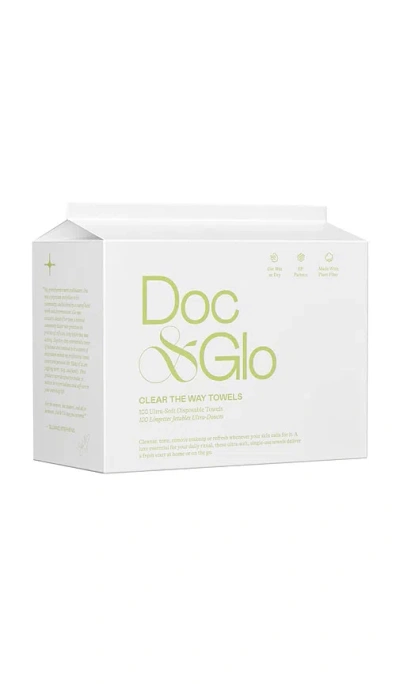 Doc & Glo Clear The Way Disposable Towel Wipes 100 Count