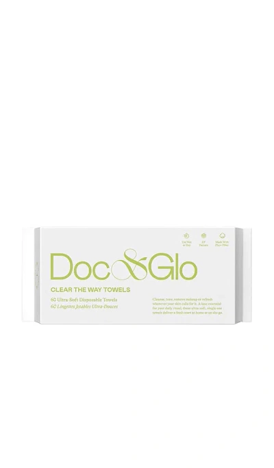 Doc & Glo Clear The Way Disposable Towel Wipes 60 Count