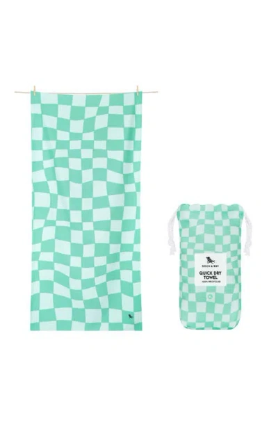 Dock & Bay Quick Dry Beach Towel In Black