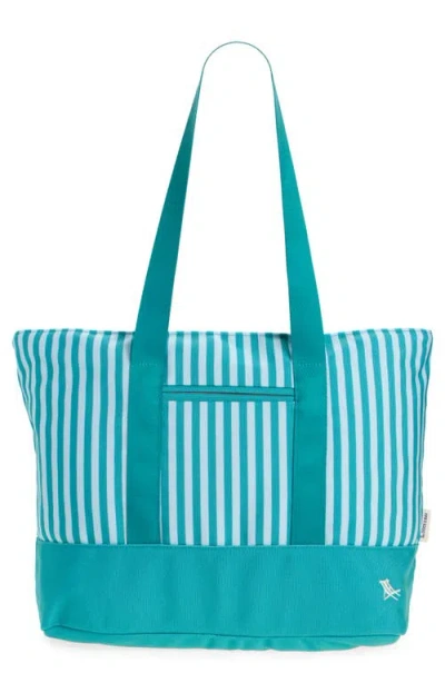 Dock & Bay Dock And Bay Stripe Canvas Beach Bag