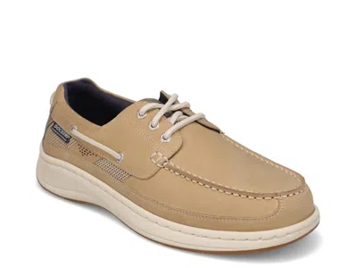 Dockers Mens Bayside Casual Lace-up Boat Shoe In Neutral