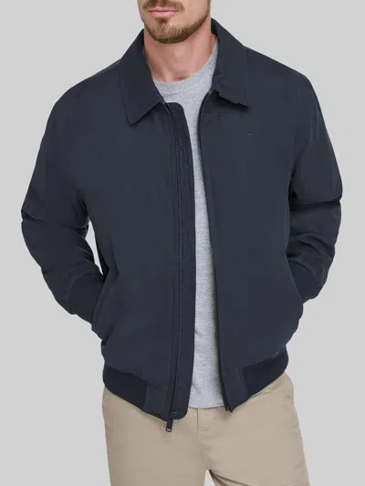 Dockers Big & Tall Men's Golf Bomber Jacket In Blue