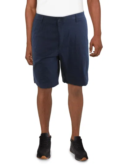 Dockers Big & Tall Mens Cotton Stretch Work Chino Shorts In Blue