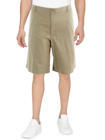 Dockers Big & Tall Mens Flexible Waistband Short Khaki Shorts In Beige