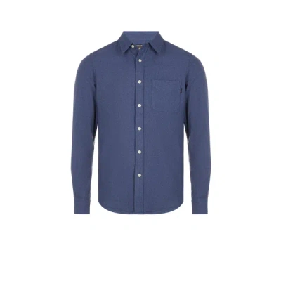Dockers Button Down Long-sleeve Cotton Shirt In Blue