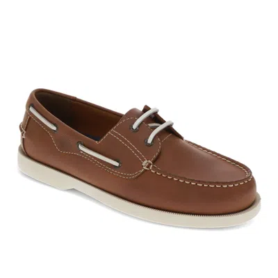 Dockers Castaway Mens Boat Shoes Classic Leather Casual Shoes For Men In Brown