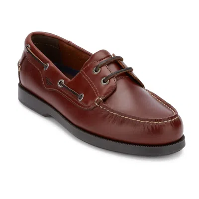 Dockers Castaway Mens Boat Shoes Classic Leather Casual Shoes For Men In Red
