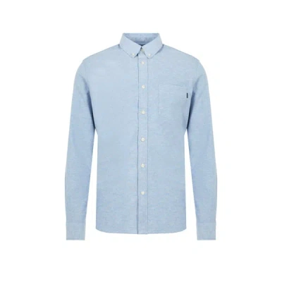 Dockers Stretch Cotton-blend Shirt In Bleu