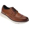 Dockers Mens Go-2 Synthetic Leather Dress Casual Lace Up Sneaker Shoe In Butterscotch