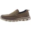 Dockers Coban Mens Contrast Trim Canvas Slip-on Shoes In Brown