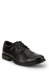 Dockers Mens Echo Synthetic Leather Cap Toe Dress Oxford Lace Up Shoe In Black