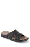 Dockers Sunland Mens Comfort Insole Slide Sandals In Black