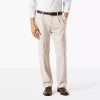 Dockers Easy Khaki With Stretch Mens Comfort Waistband Classic Fit Big And Tall Pleated Pant In Neutral