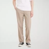 Dockers Easy Khaki With Stretch Mens Comfort Waistband Classic Fit Flat Front Pant In Brown