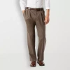 Dockers Easy Khaki With Stretch Mens Comfort Waistband Classic Fit Pleated Pant In Brown