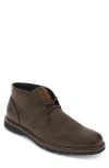 Dockers Mens Nigel Genuine Leather Dress Casual Lace Up Ankle Boot In Dark Brown