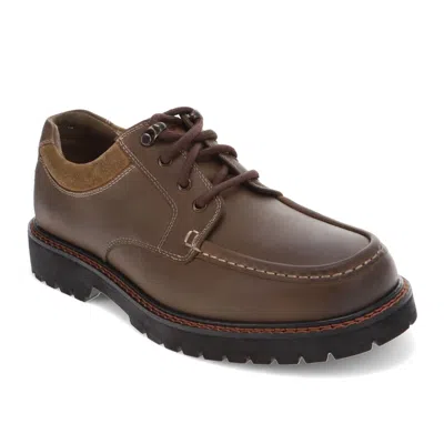 Dockers Glacier Mens Oxford Shoes Synthetic Leather Rugged Casual Shoes For Men In Brown