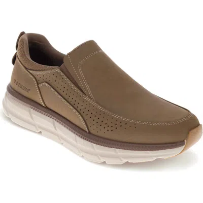 Dockers Mens Go-time Active Rebound Slip-on Sneaker In Gray