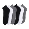 Dockers Half Cushion Mens Multi-pack 6 Pair Quarter Ankle Socks In Gray