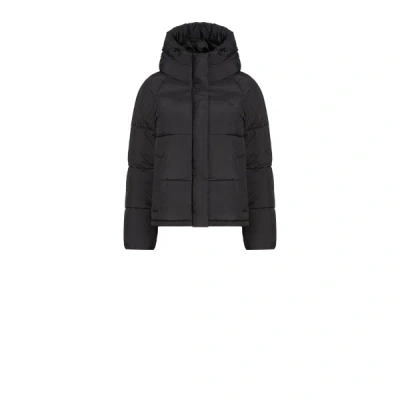 Dockers Hooded Down Jacket In Black