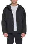 Dockers ® Hooded Rain Jacket In Black