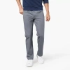 Dockers Jean Cut Khaki All Seasons Tech Mens Comfort Waistband Straight Fit Flat Front Pant In Gray