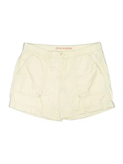 Pre-owned Dockers Khaki Shorts In White