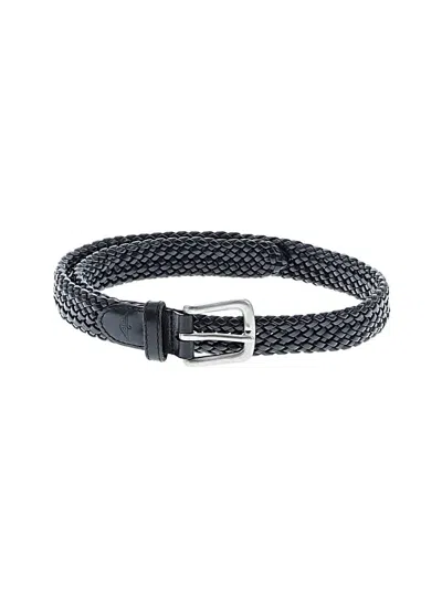 Pre-owned Dockers Leather Belt In Gray
