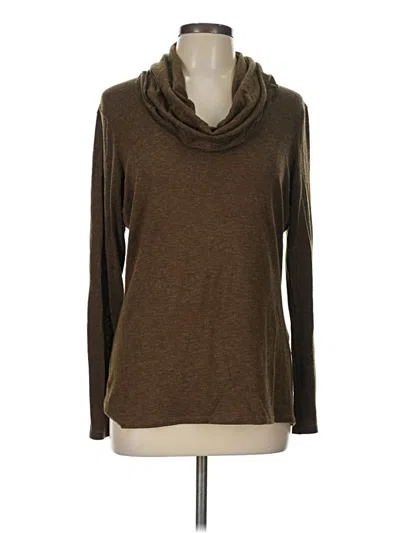 Pre-owned Dockers Long Sleeve Turtleneck In Brown
