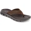 Dockers ® Luka Active Rebound Flip Flop In Dark Tan