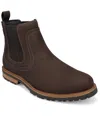 Dockers Mens Camden Rugged Chelsea Boot In Brown