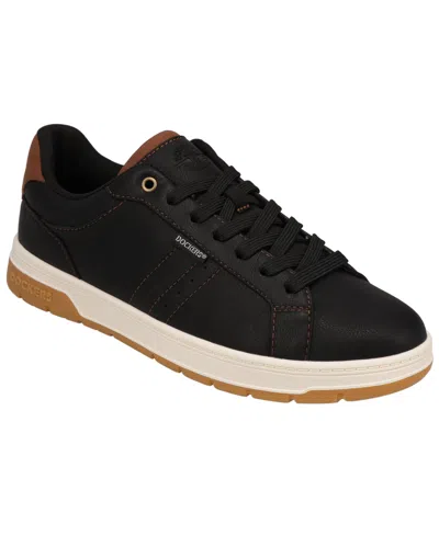 Dockers Men's Casen Casual Lace-up Sneakers In Black